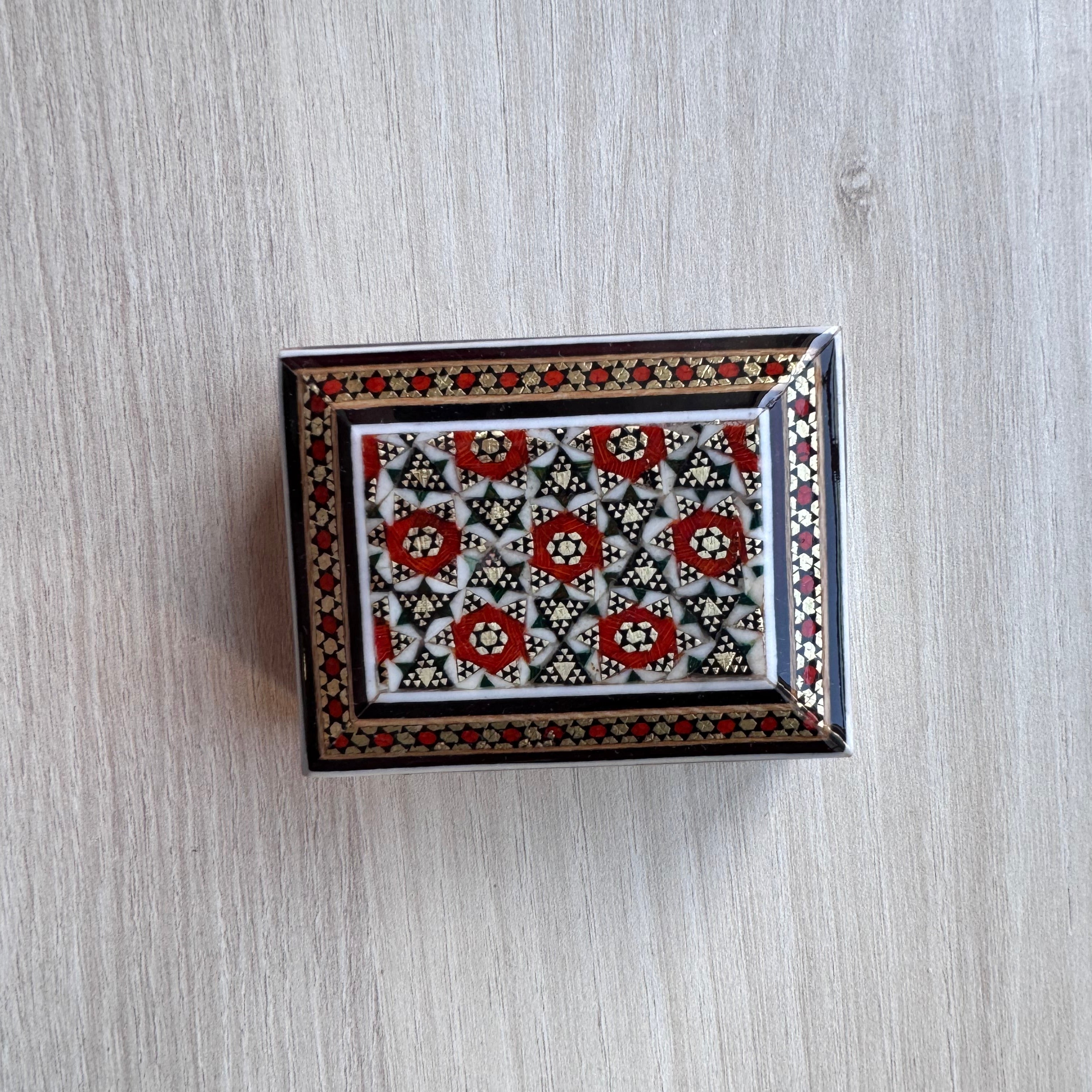 Hand-Carved Turquoise Stone Rose Box