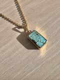 Collier Fenêtre – Turquoise naturelle de Perse | FIROUZ ART