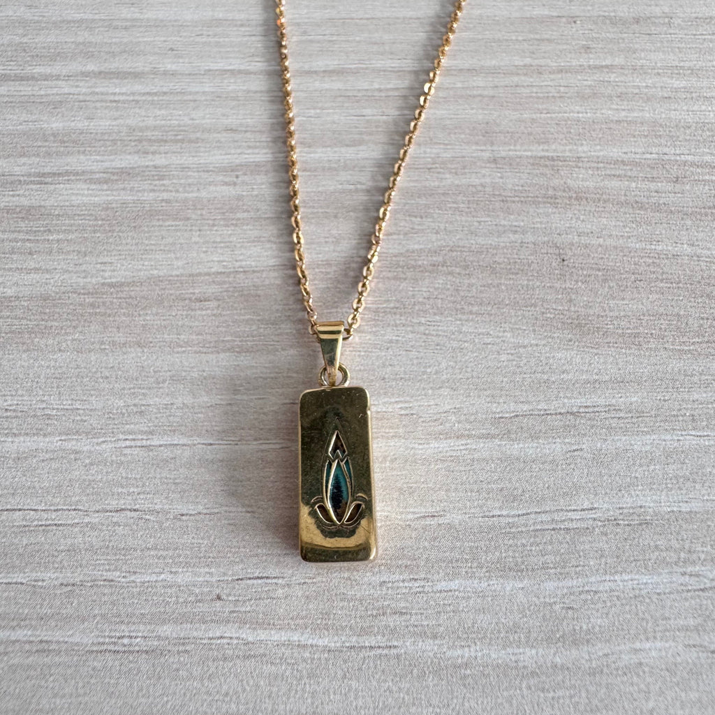Collier Fenêtre – Turquoise naturelle de Perse | FIROUZ ART