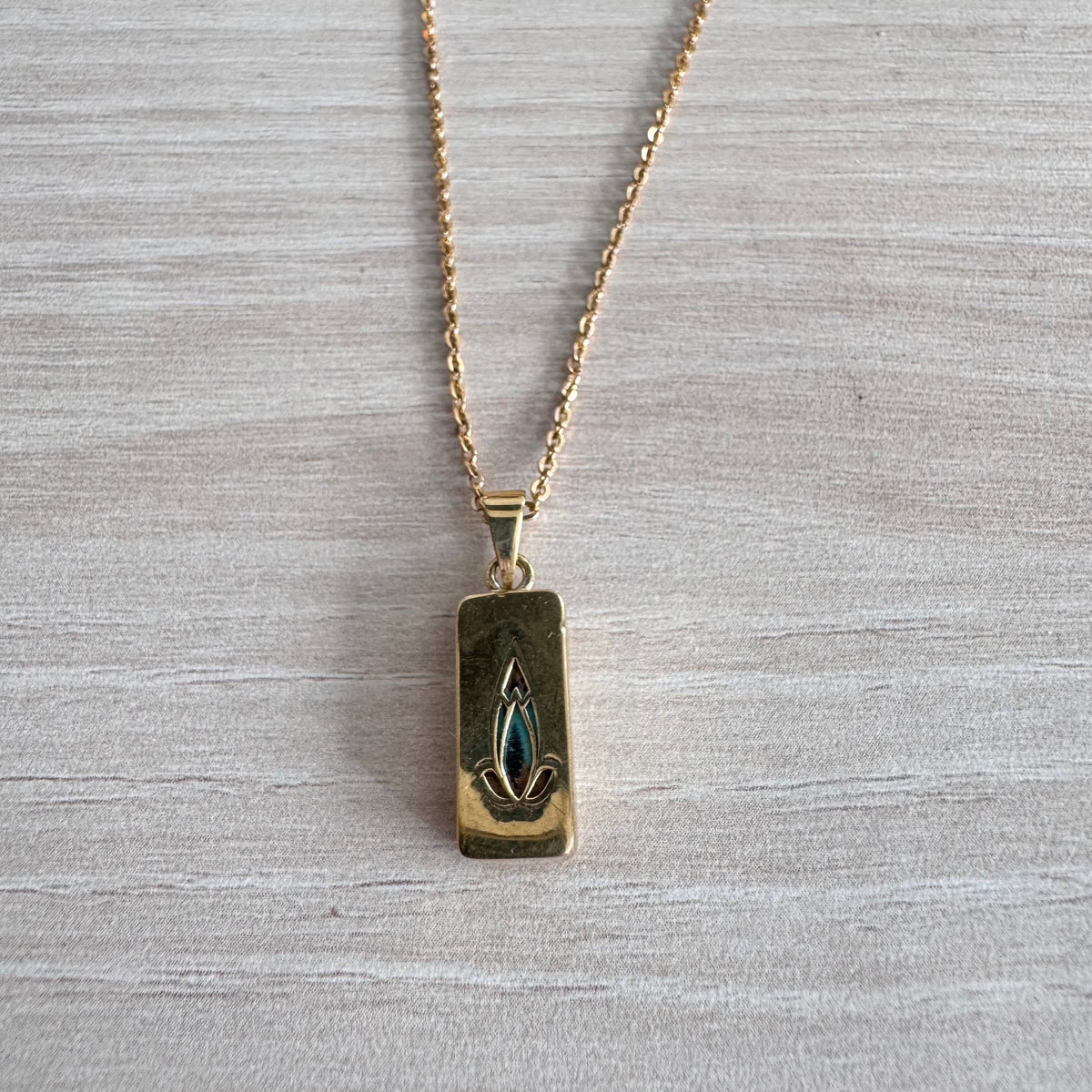 Collier Fenêtre – Turquoise naturelle de Perse | FIROUZ ART