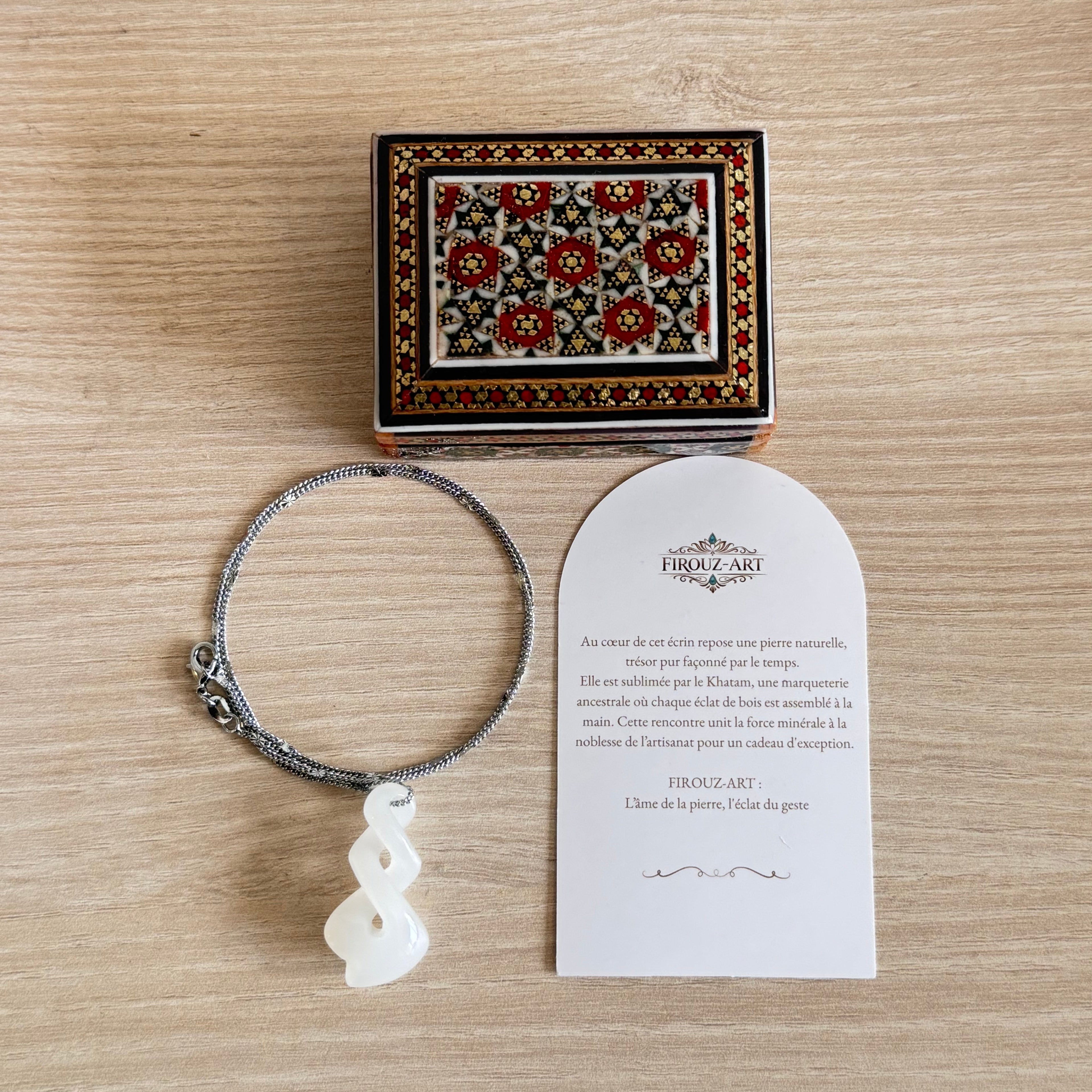Hand Carved White Jade Box | FIROUZ ART