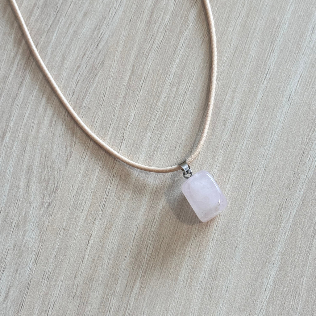 collier en quartz rose FIROUZ ART