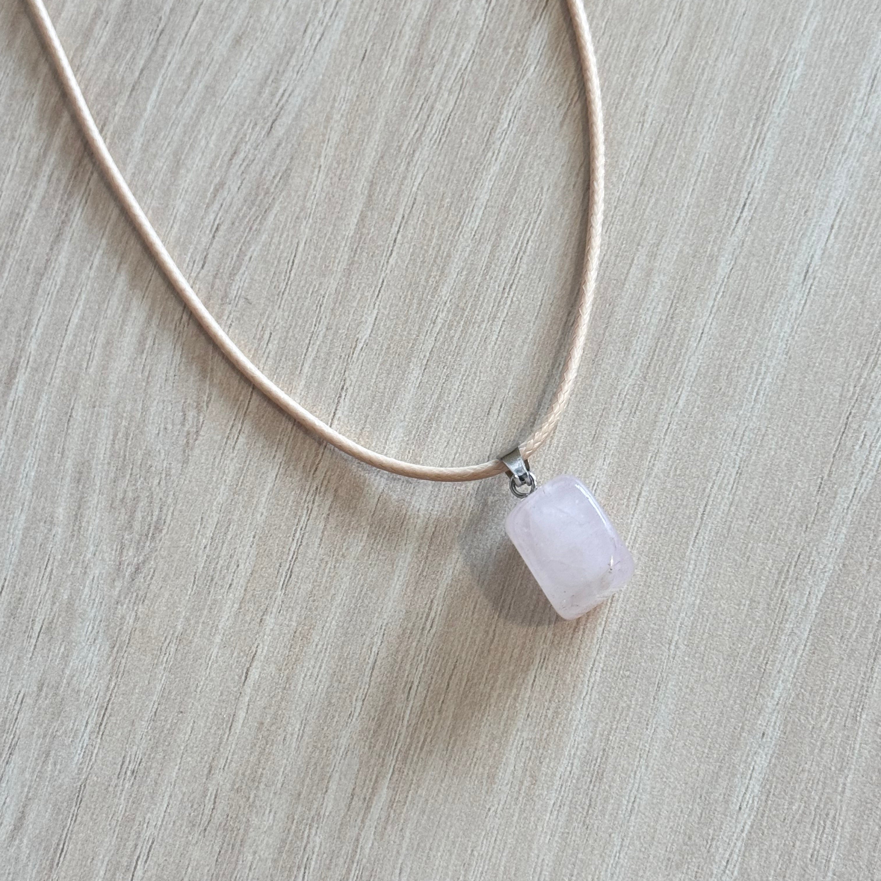 collier en quartz rose FIROUZ ART