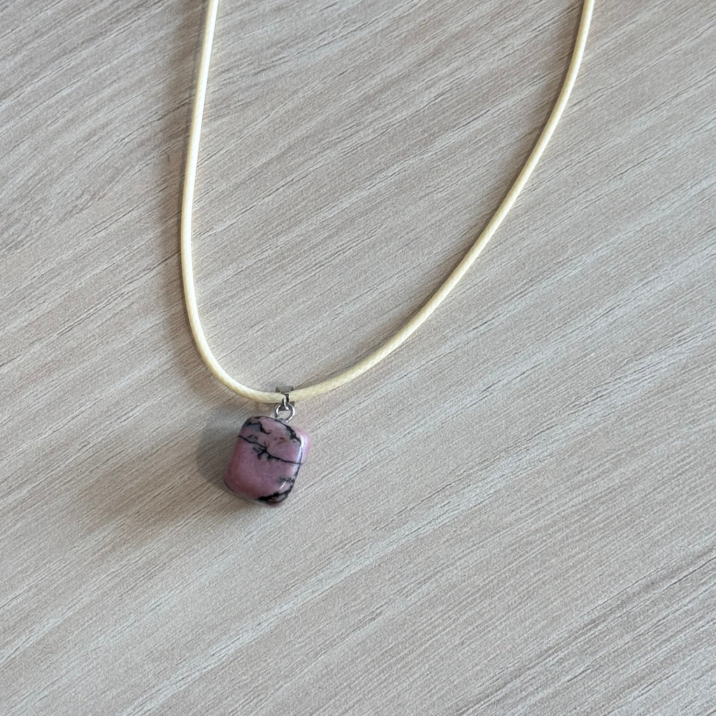 collier en rhodonite FIROUZ ART